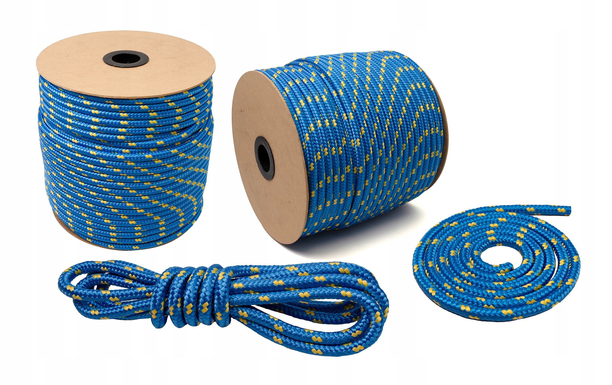 LINKA POLIPROPYLENOWA LINA PLECIONA MOCNA 10mm 25M Marka inna