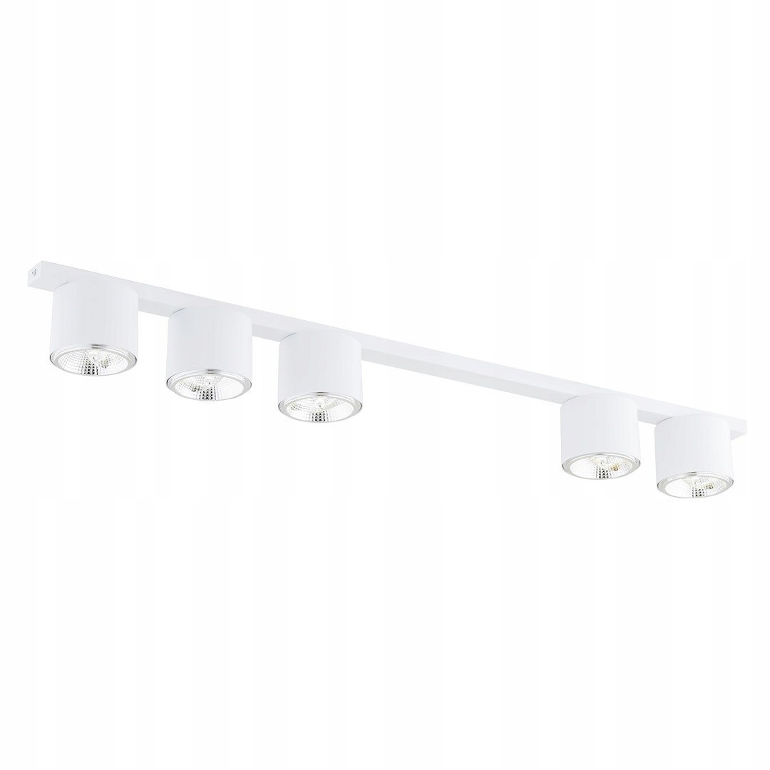 Stropní svítidlo bílá minimalistická do předsíně 116 cm 5 bodů Emibig