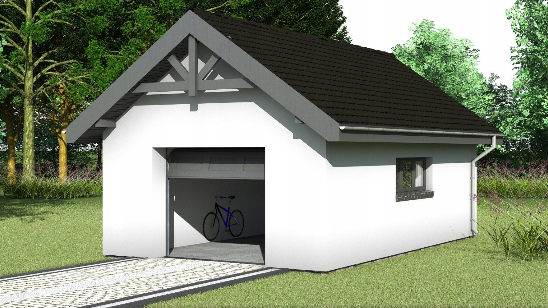 PROJEKT BUDYNKU GOSPODARCZEGO G0