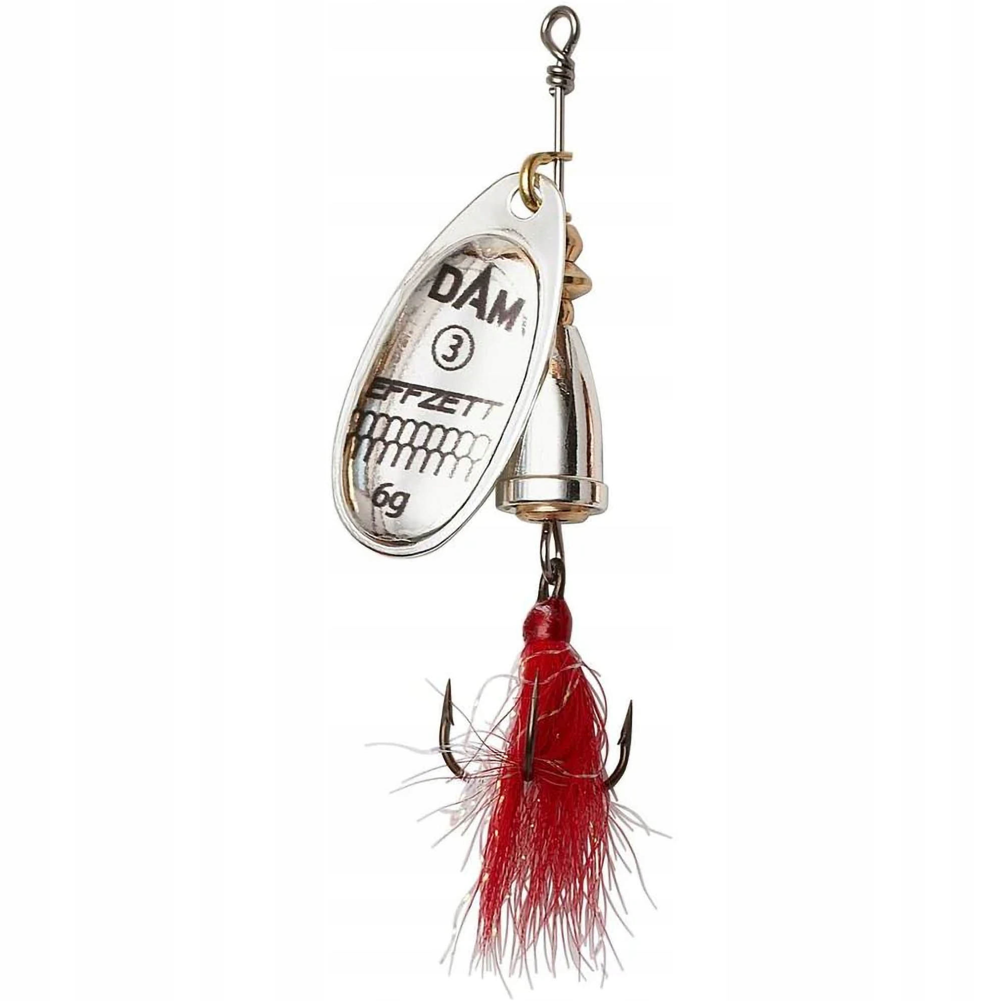 Błystka Obrotowa Dam Executor Dressed Spinner Nr 3 6g S Silver
