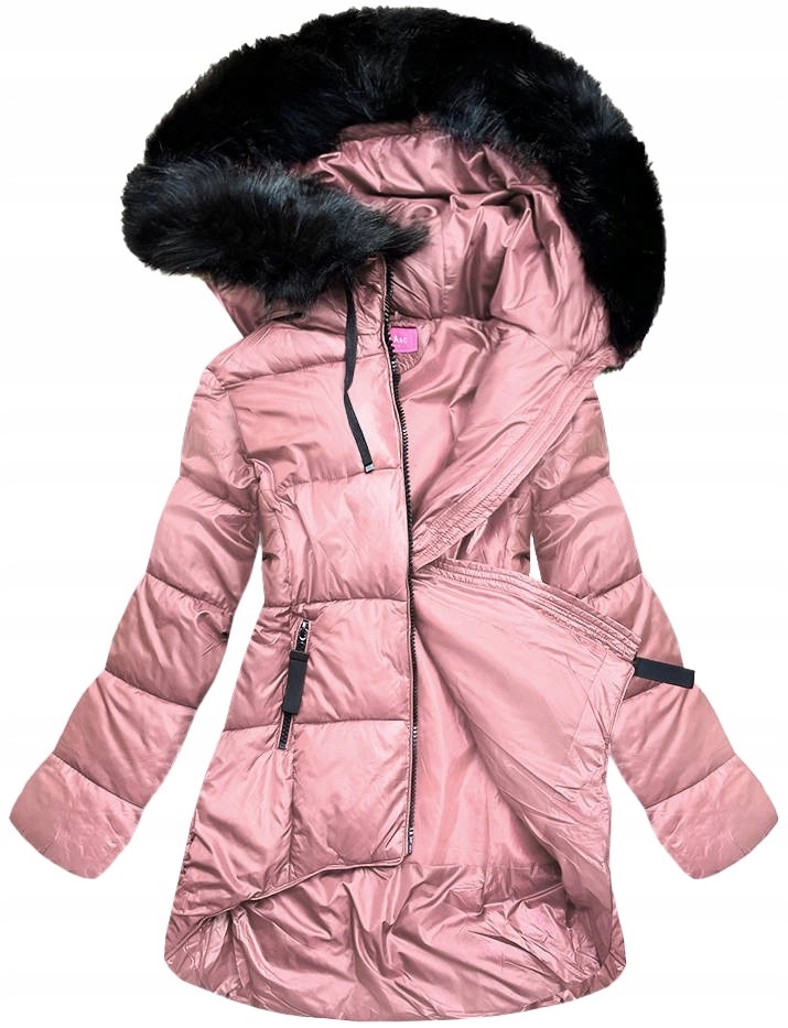 Bunda S Kratší Přední Částí 8953 Růžová XL (42)