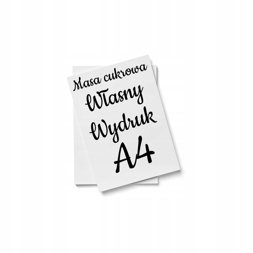 Wydruk cukrowy i topper zamówienie indywidualne wcześniejsza wycena