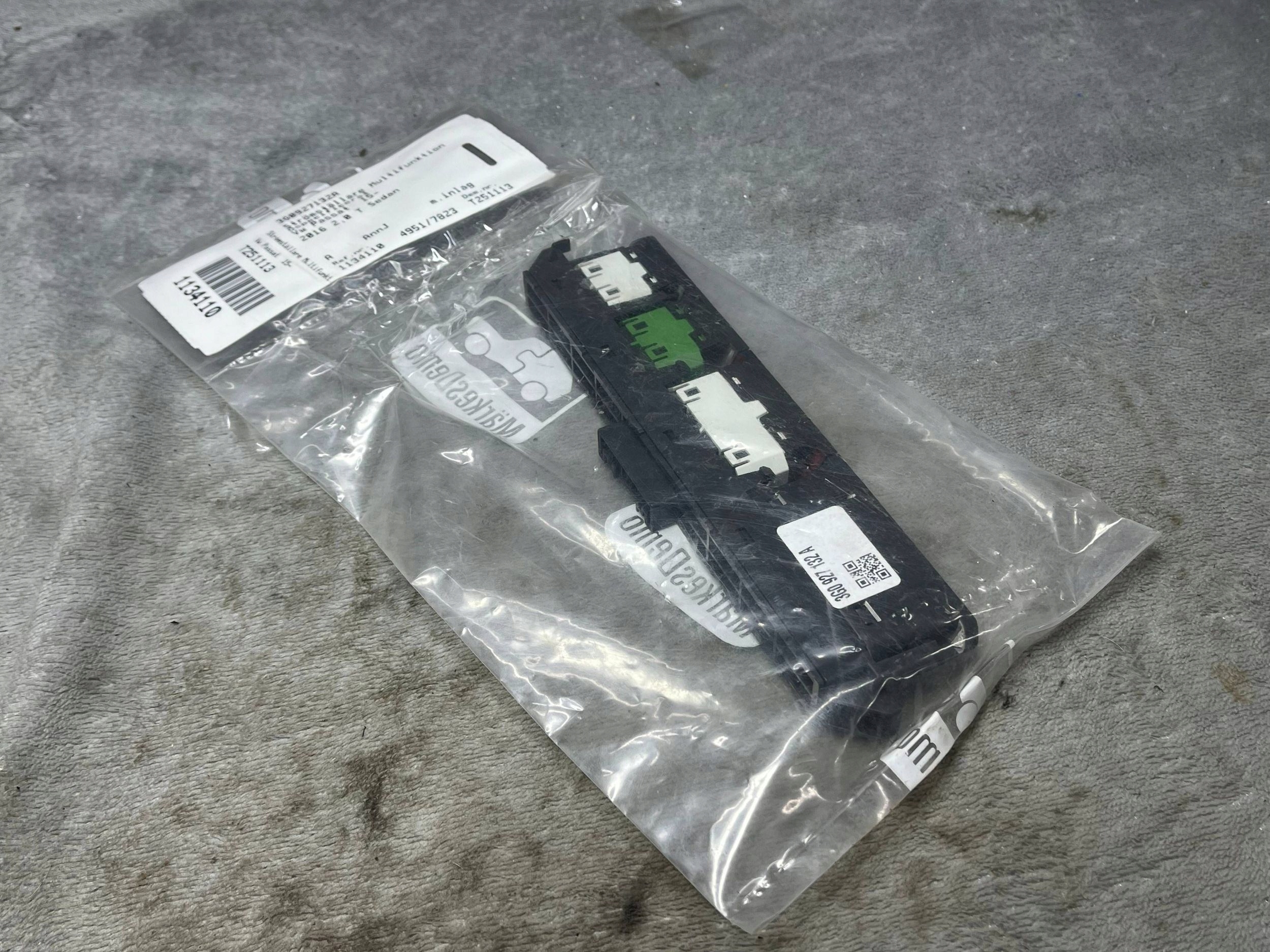 button 3G0927132A VOLKSWAGEN PASSAT B8 !J