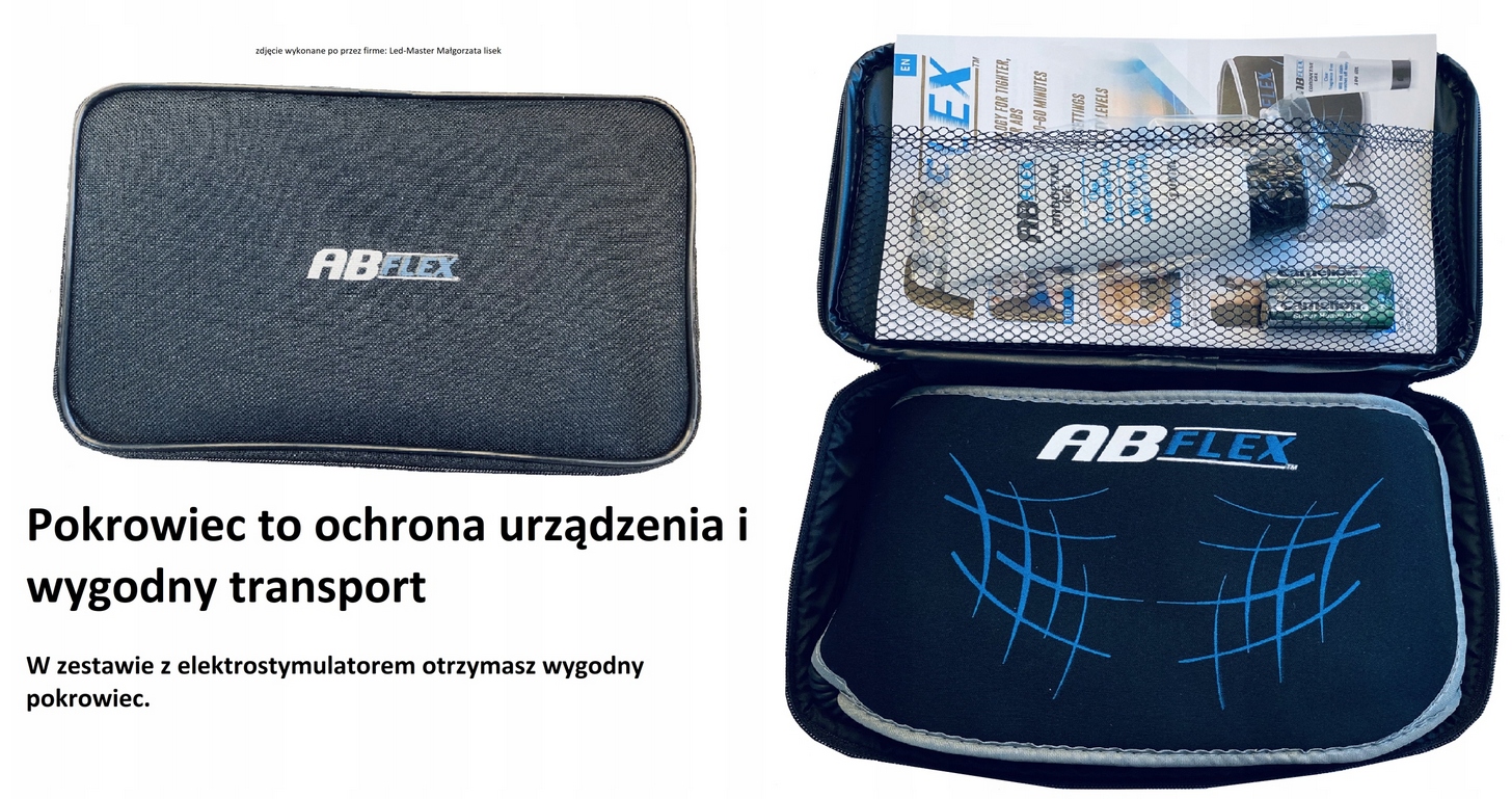 ABFLEX AB ELEKTROSTYMULATOR MIĘŚNI BRZUCHA TRENER Partie ciała brzuch