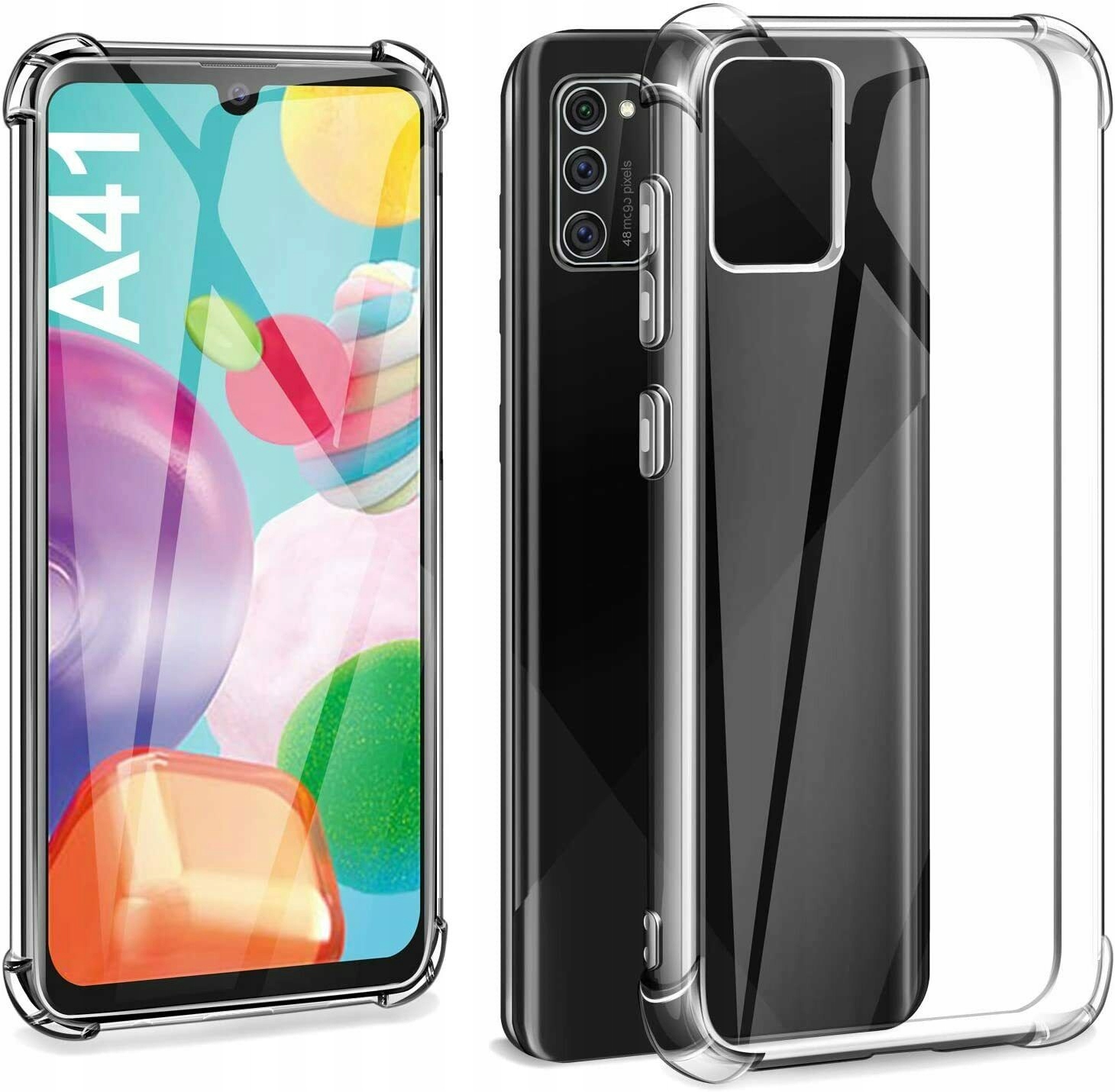 

Etui Pancerne Shock do Samsung Galaxy A41 + Szkło