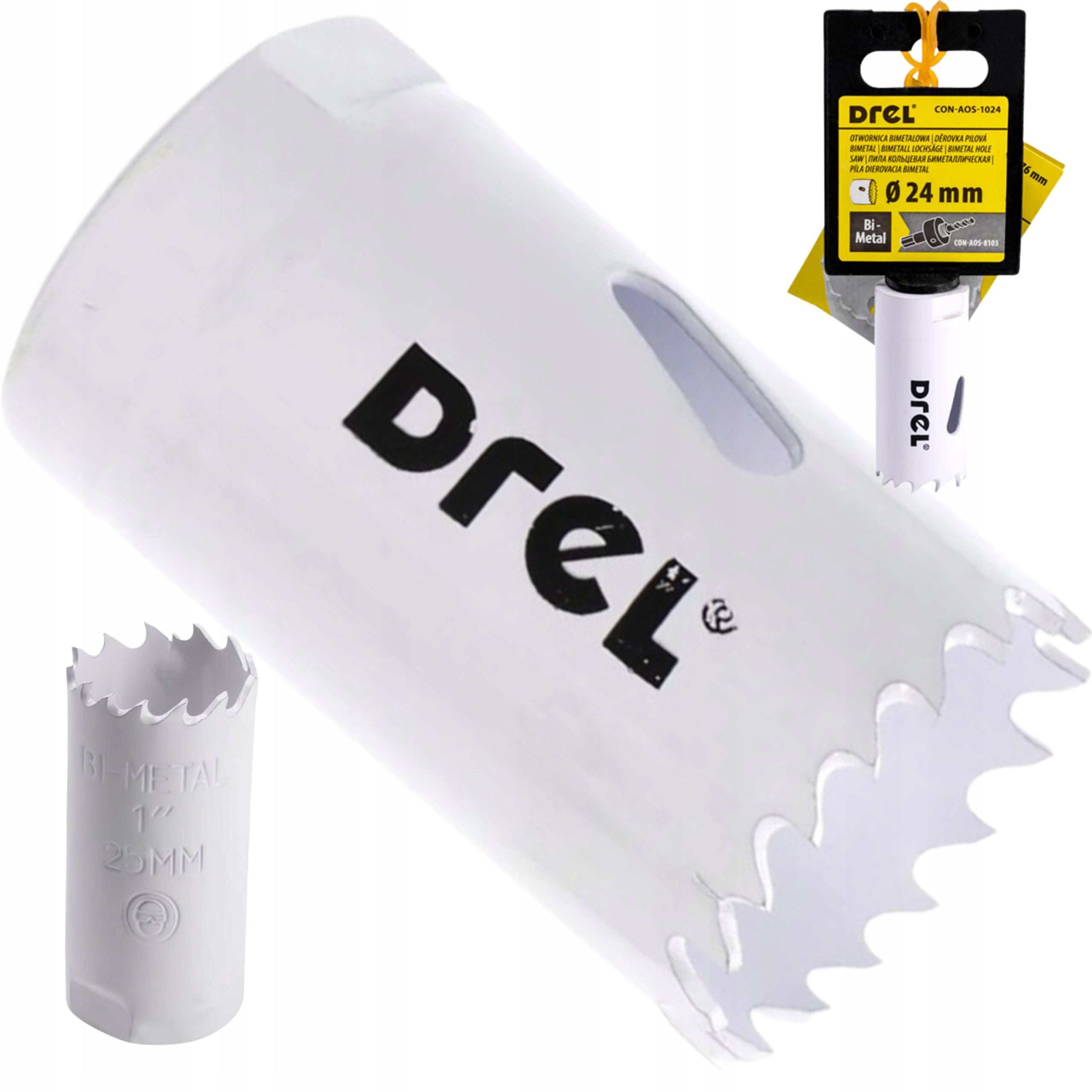 OTWORNICA KORONKA BIMETAL DO DREWNA METALU 24 mm