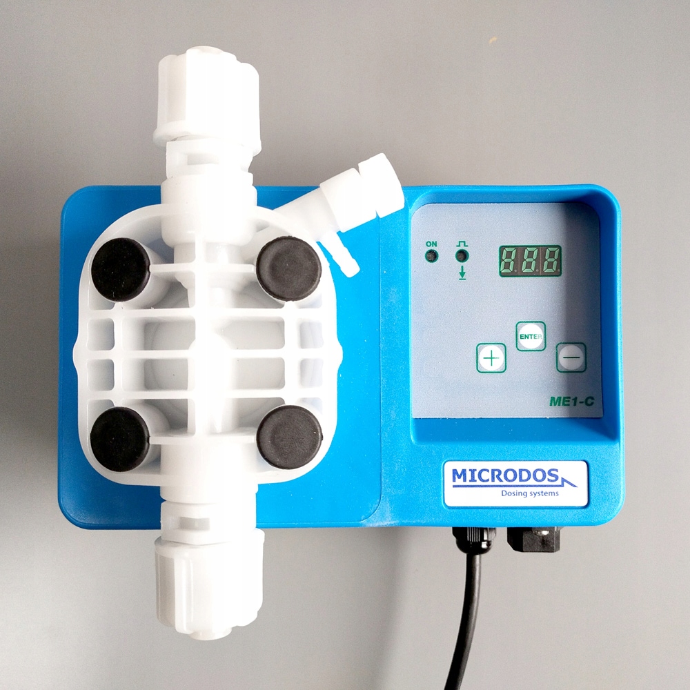 Pompa do chloru, pompa dozująca ME1-C 5l/h 8bar Microdos głowica PVDF Marka inny