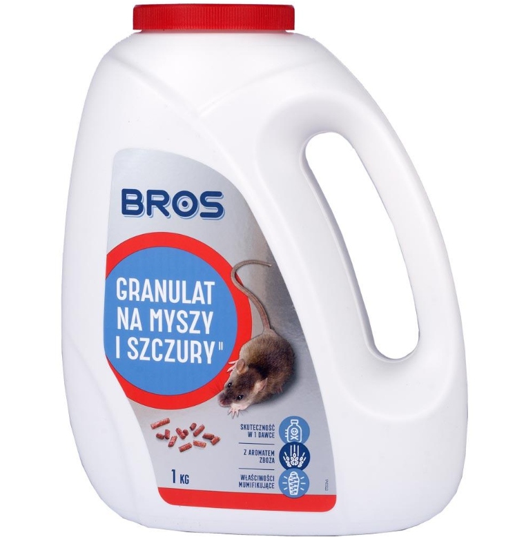 

Granulat Na Myszy I Szczury Bros 1KG