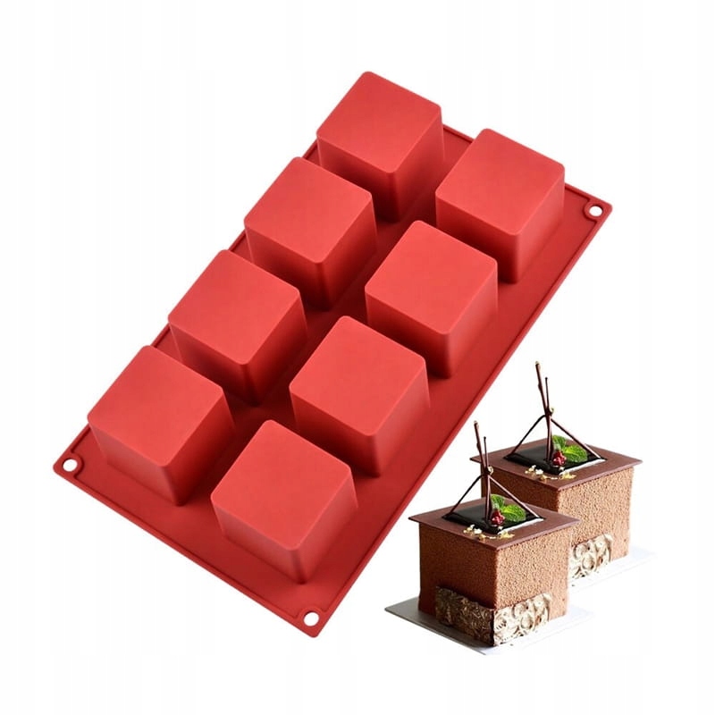 

Forma silikonowa do monoporcji Kwadrat 50x50xh50mm