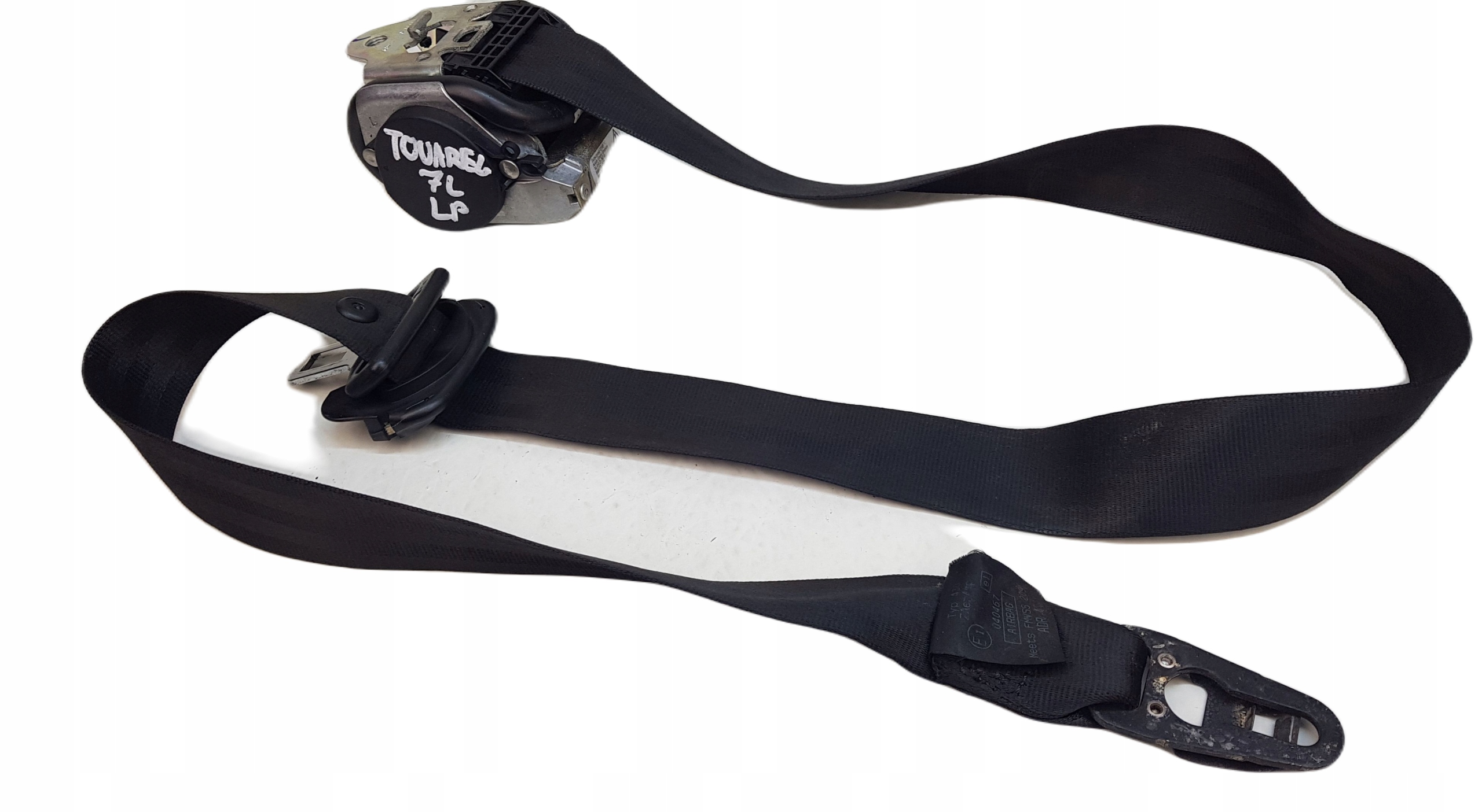 7L0857705E - VW TOUAREG 7L РЕМІНЬ БЕЗПЕКИ ПЕРЕДНІЙ ЛІВИЙ