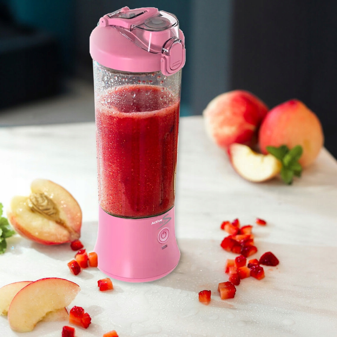 BEZPRZEWODOWY PRZENOŚNY BLENDER TURYSTYCZNY 600ML Marka ActivePlus