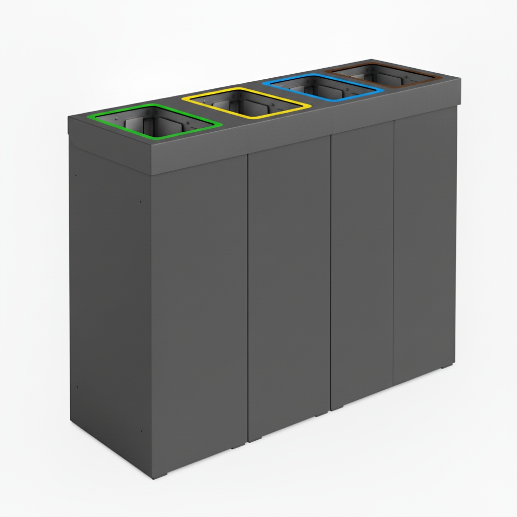 Odpadkový koš Deneb Levanto Pro antracit