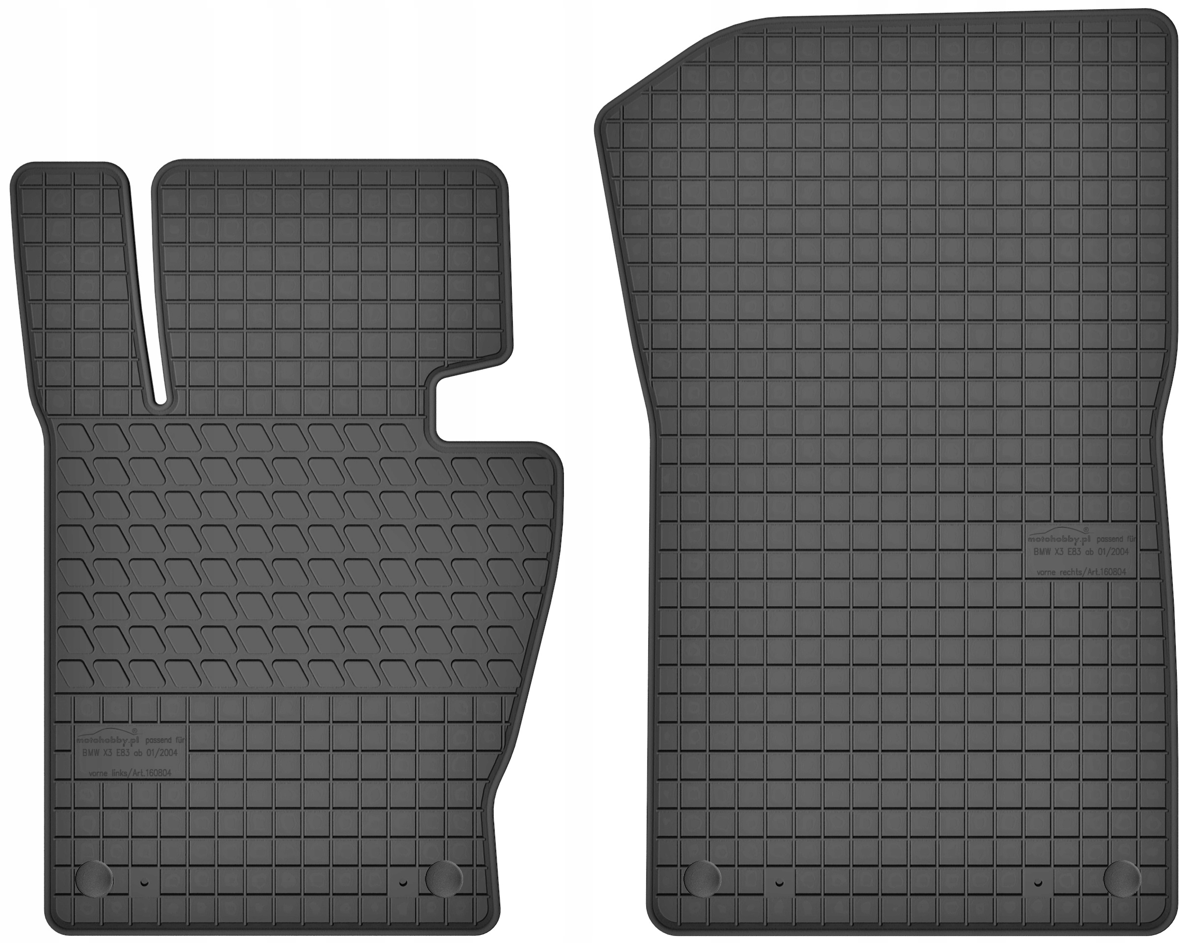 BMW X3 E83 2004-2010 Dywaniki na przód