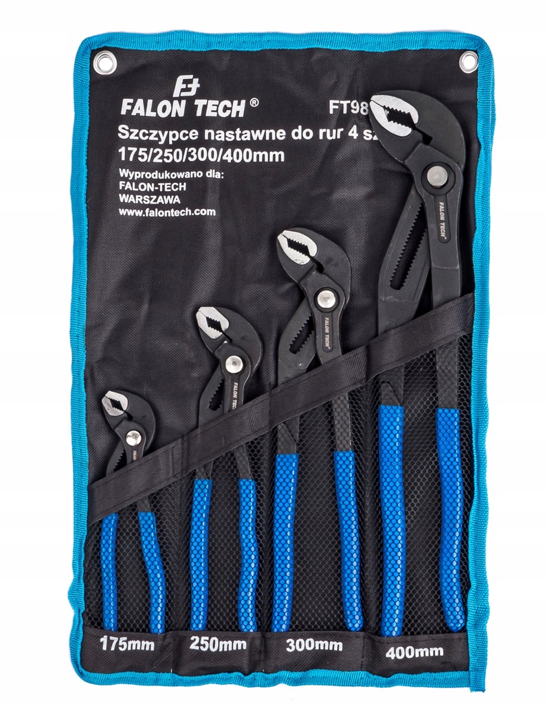 Nastavitelné kleště na trubky 4 ks 175-400 mm