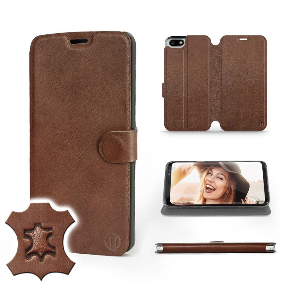 

Etui Mobiwear do Huawei Y5 2018 - Brown Leather