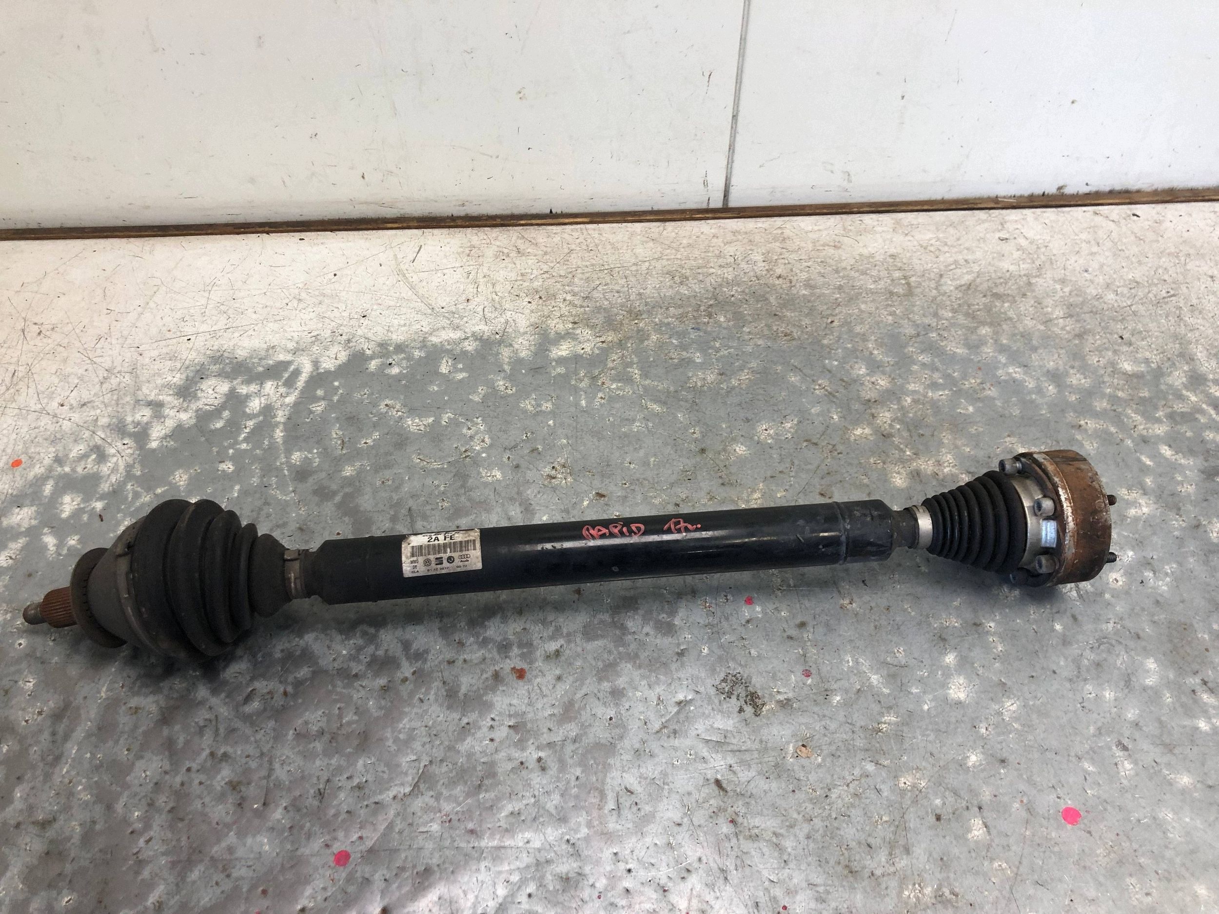 semi-axis right SKODA RAPID 6C0407272AF