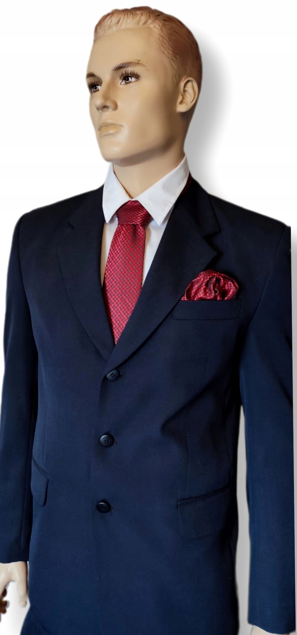 ELEGANCKI ZESTAW Żakardowy Męski KRAWAT + POSZETKA + SPINKI wys24h Cechy dodatkowe szeroki