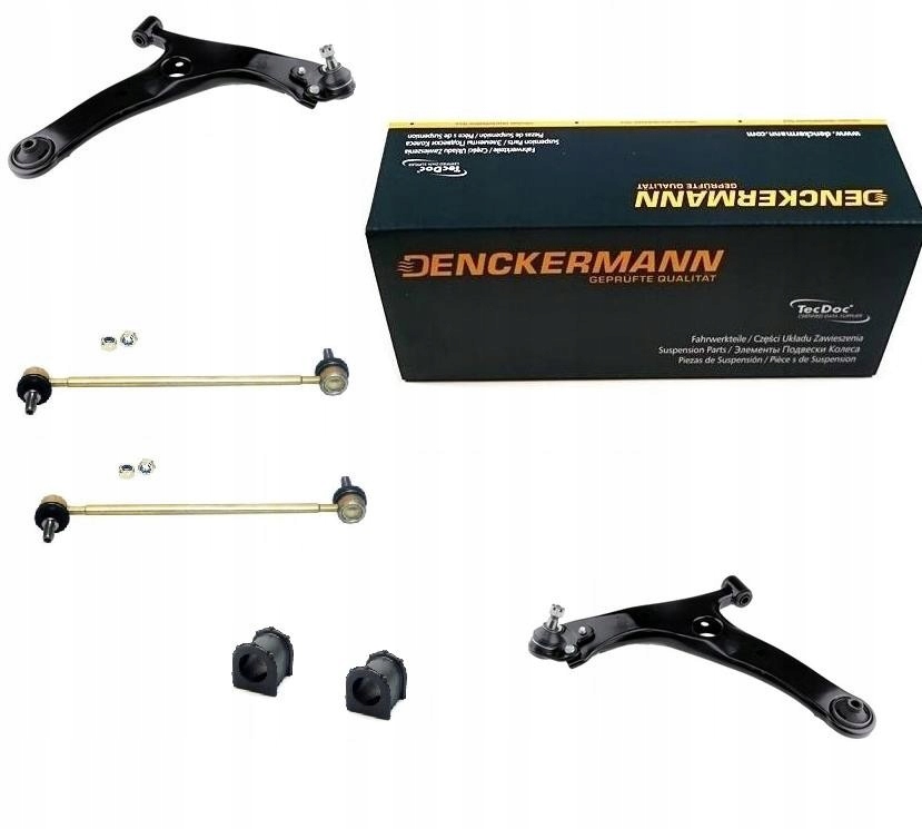 Ramena Čep Spojky Gumy Toyota Rav 4 II 2000-2006 Přední Sada 6 Ks