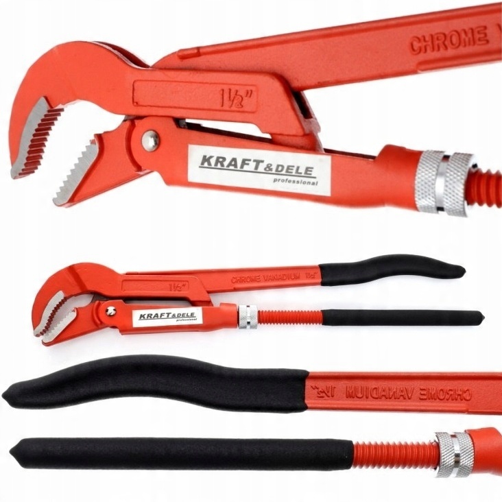 

Klucz hydrauliczny do rur Szwedzki nastawny 1,5''