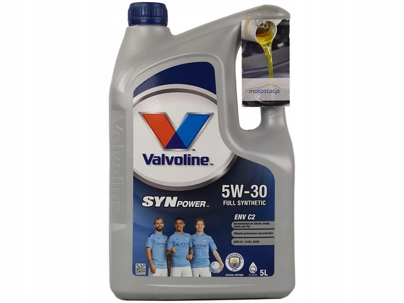 VALVOLINE SYNPOWER ENV C2 5W30 PSA B71 FIAT 9L Pojemność opakowania 4 l