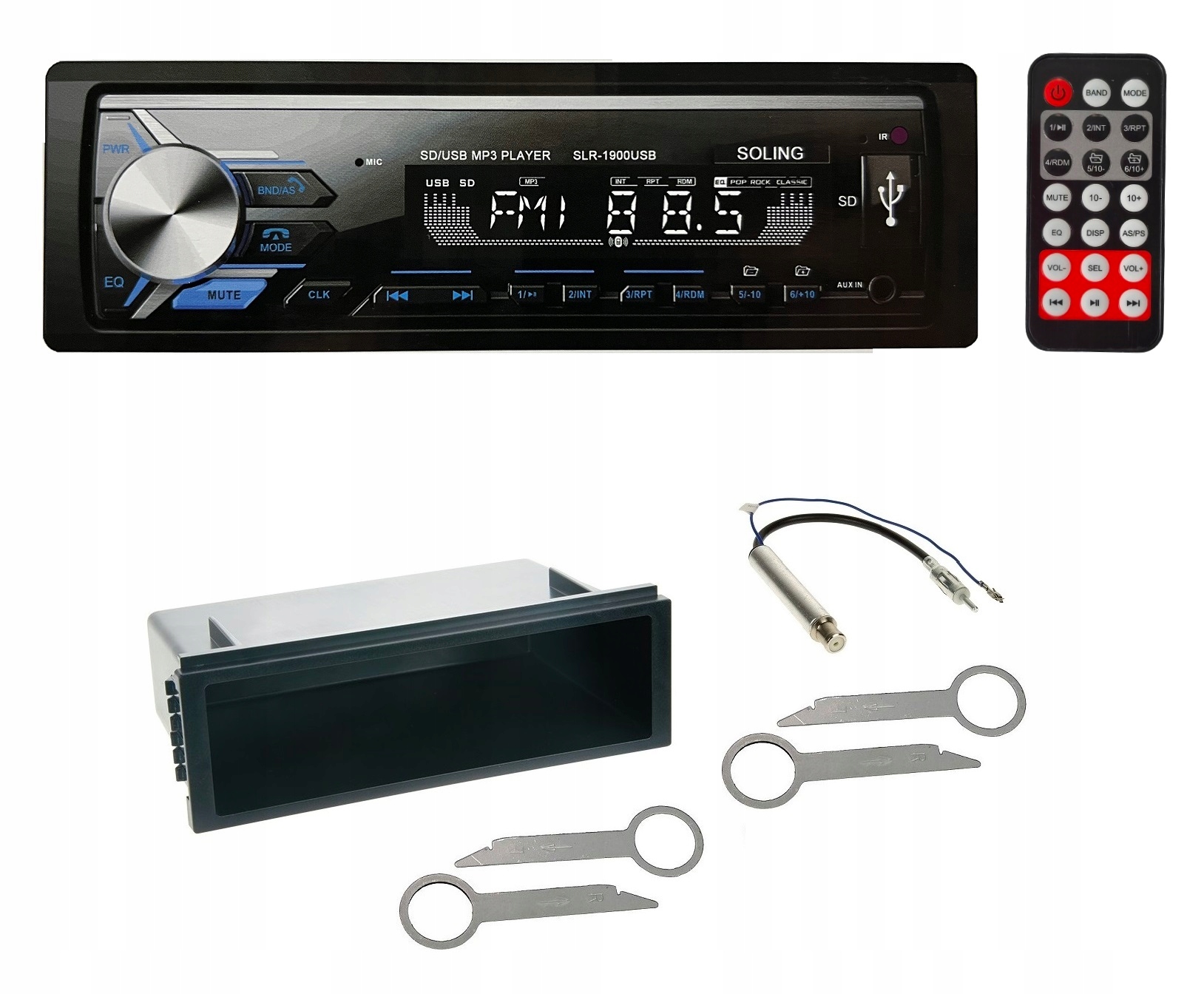 Autorádio Soling SLR-1900USB Bluetooth Usb Vw Golf 4 Bora Passat B5
