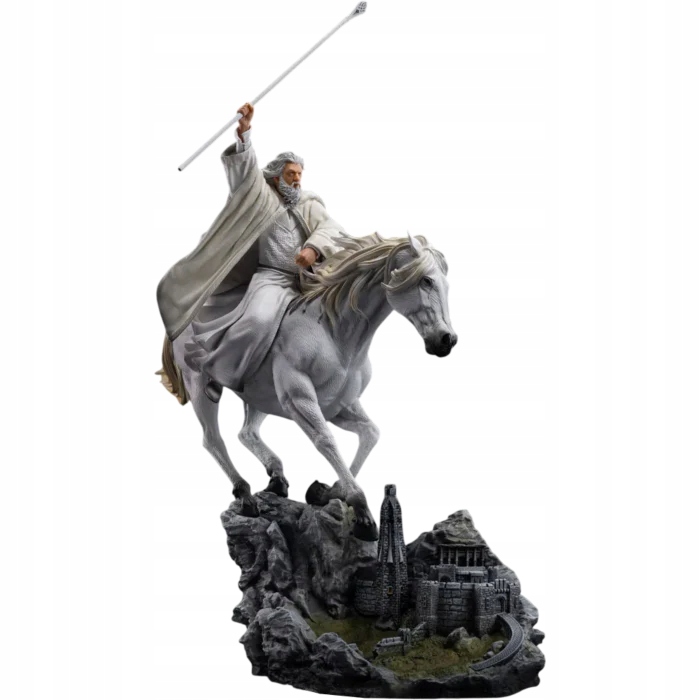 Gandalf Bílý na Stínoviši Pán Prstenů Exkluzivní Figurka 1/10 41
