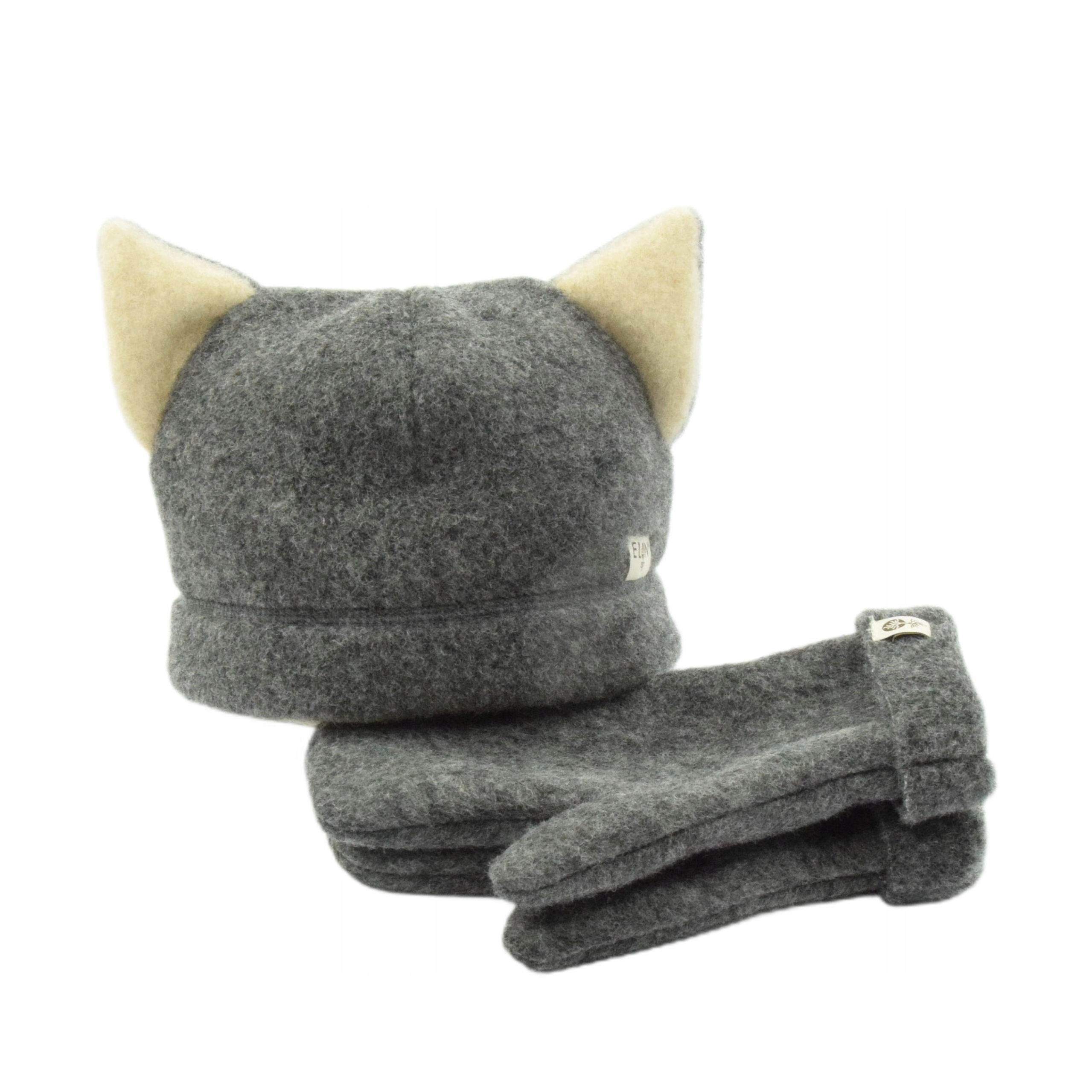 Čepice do sauny na moření Vlněná sada Kočka unisex L-XL