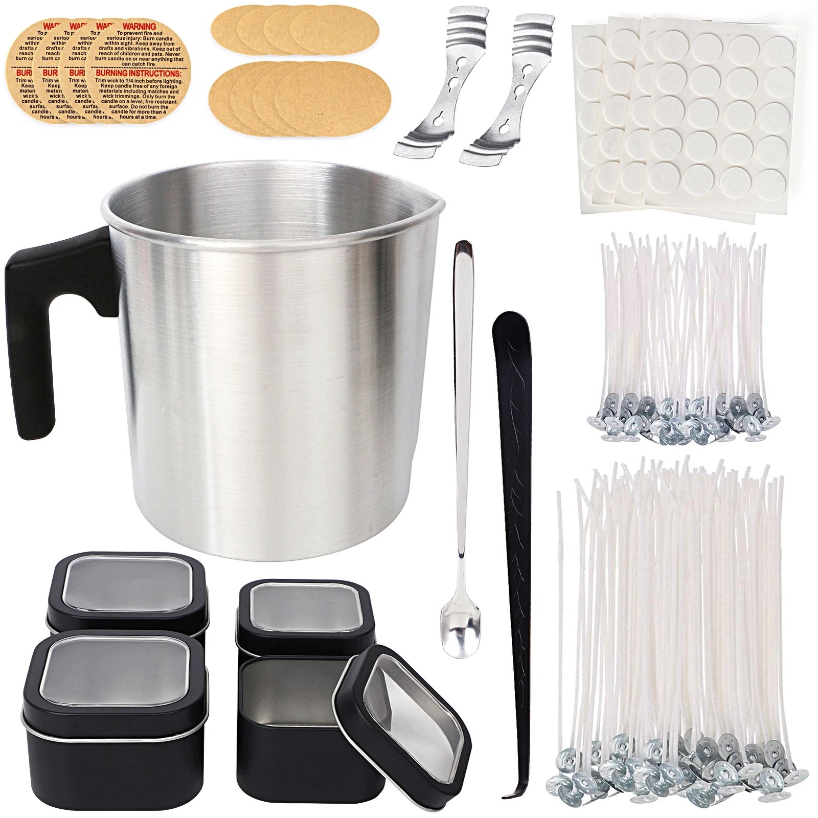 Sada Pro Výrobu Sójových Svíček Dárek Diy