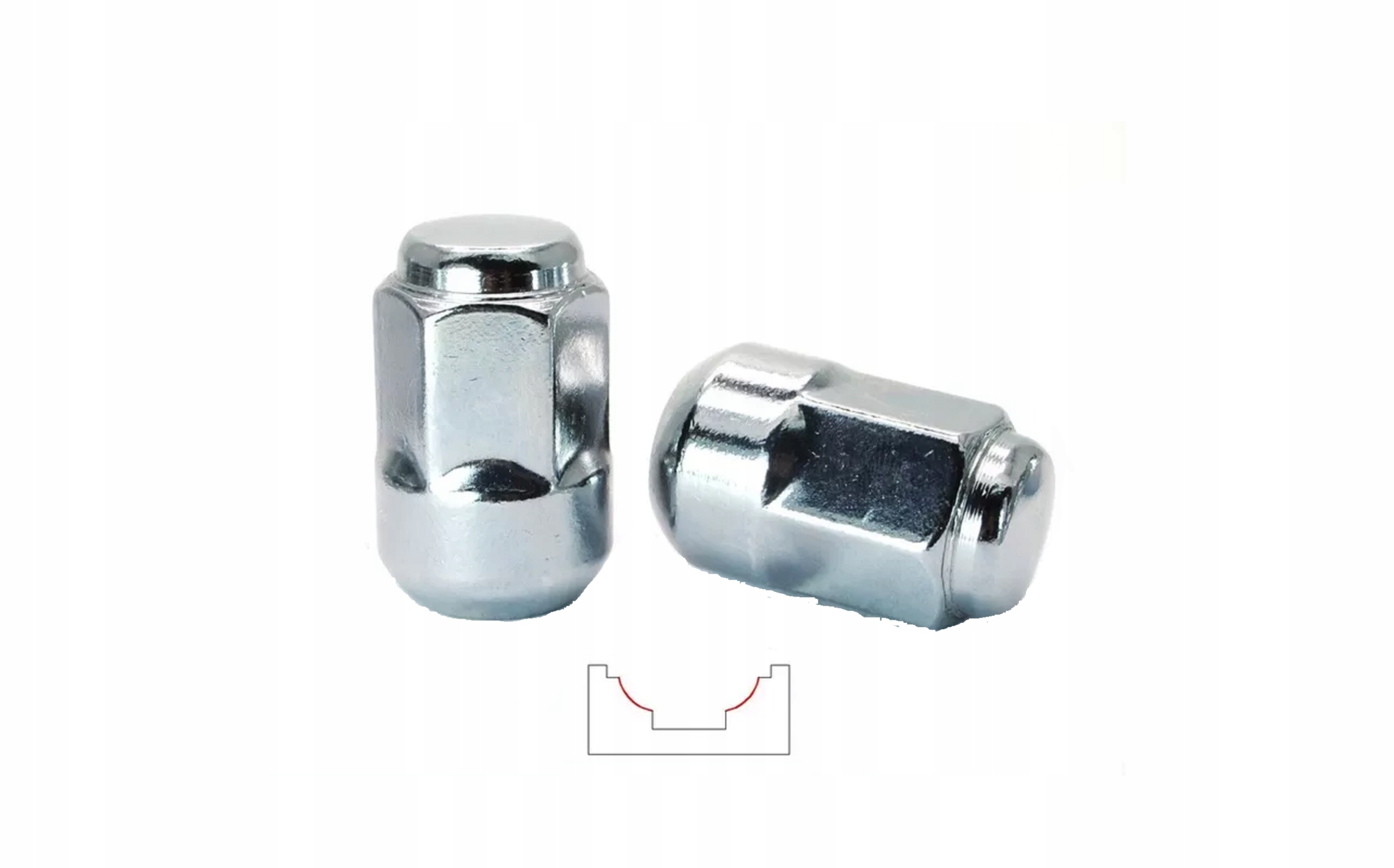 

Nakrętki do kół 12x1,5 kl19 kula Honda Oem 20szt