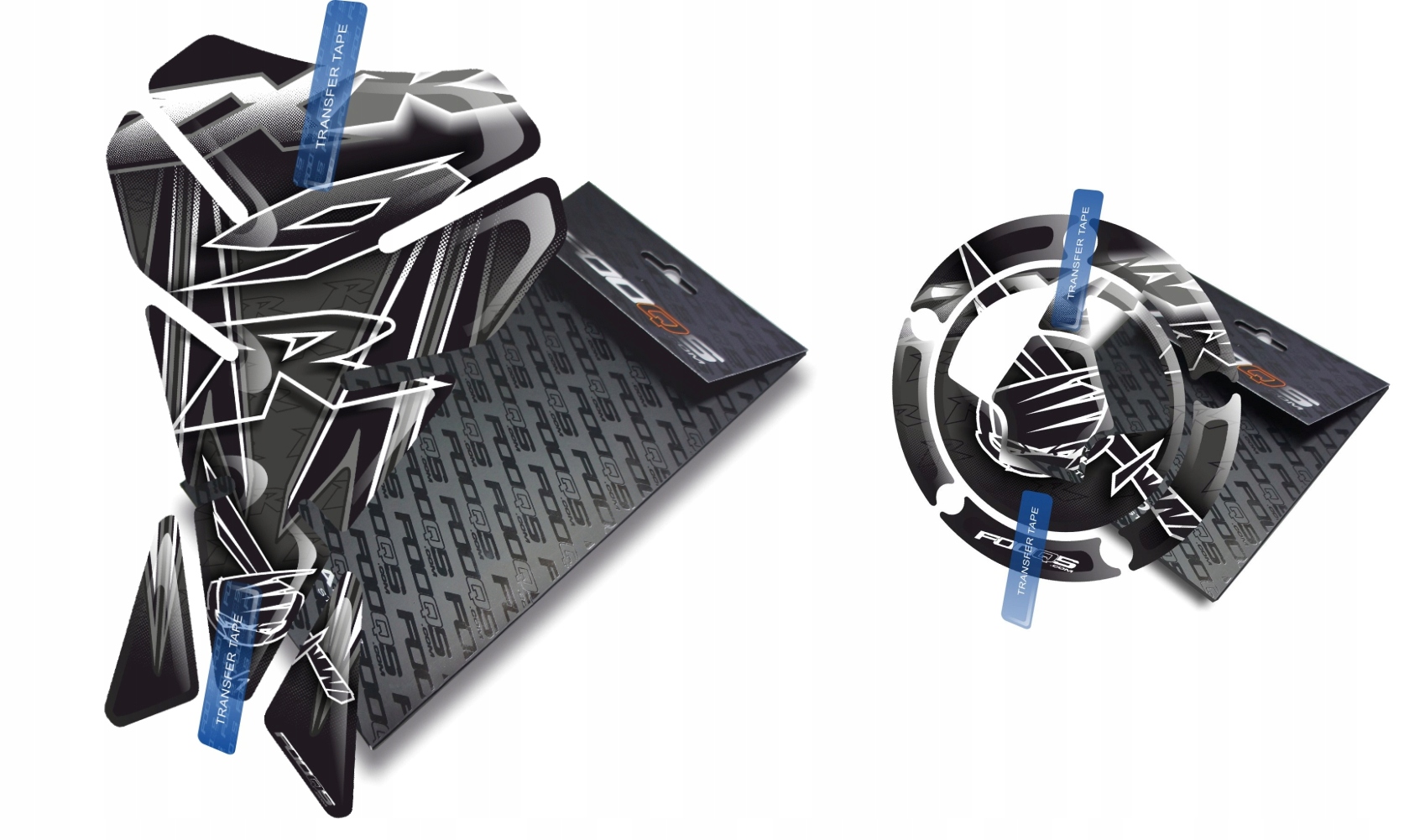 Tank-pad Cap-pad V1 od firmy Fooqs pro Kawasaki ZX-9-R Černý