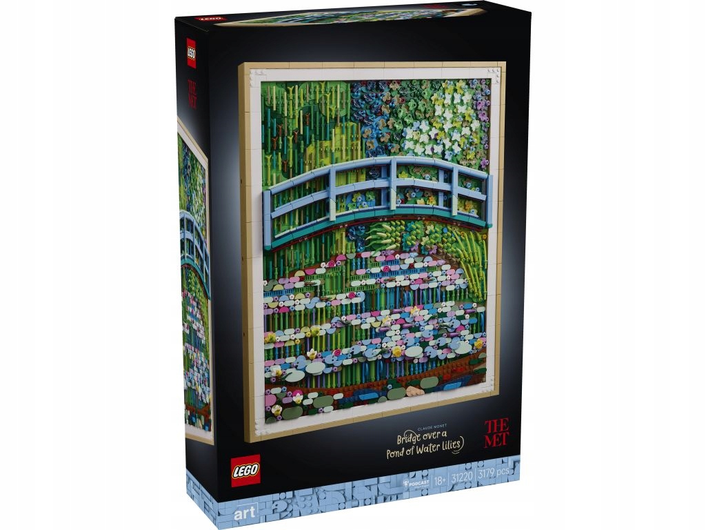 Lego 31220 Art Claude Monet Most přes rybník s lekníny