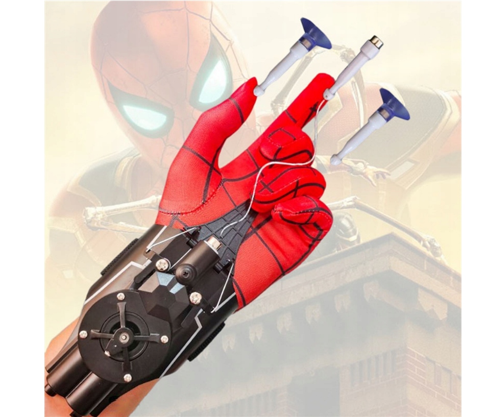 RĘKAWICA z WYRZUTNIĄ SIECI SPIDER-MAN Minimalny wiek dziecka 6