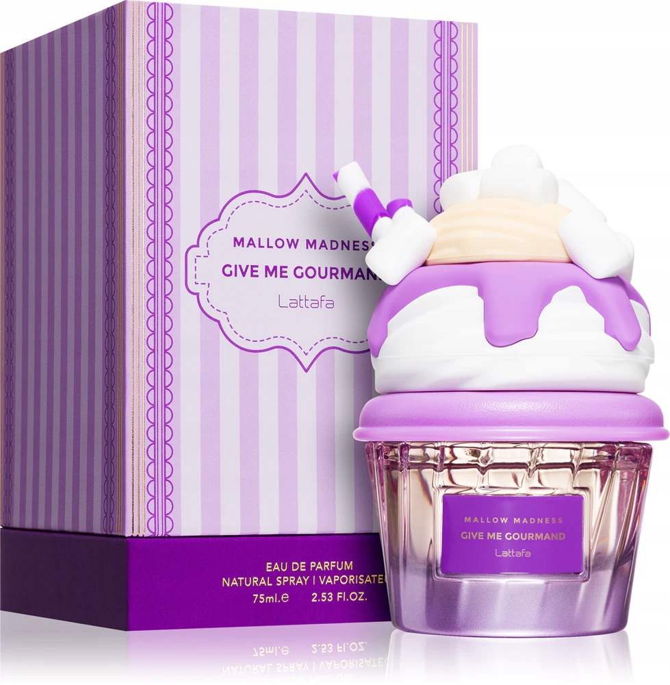 Oryginalne Perfumy Arabskie Lattafa Give Me Gourmand Mallow Madness 75ml+GR