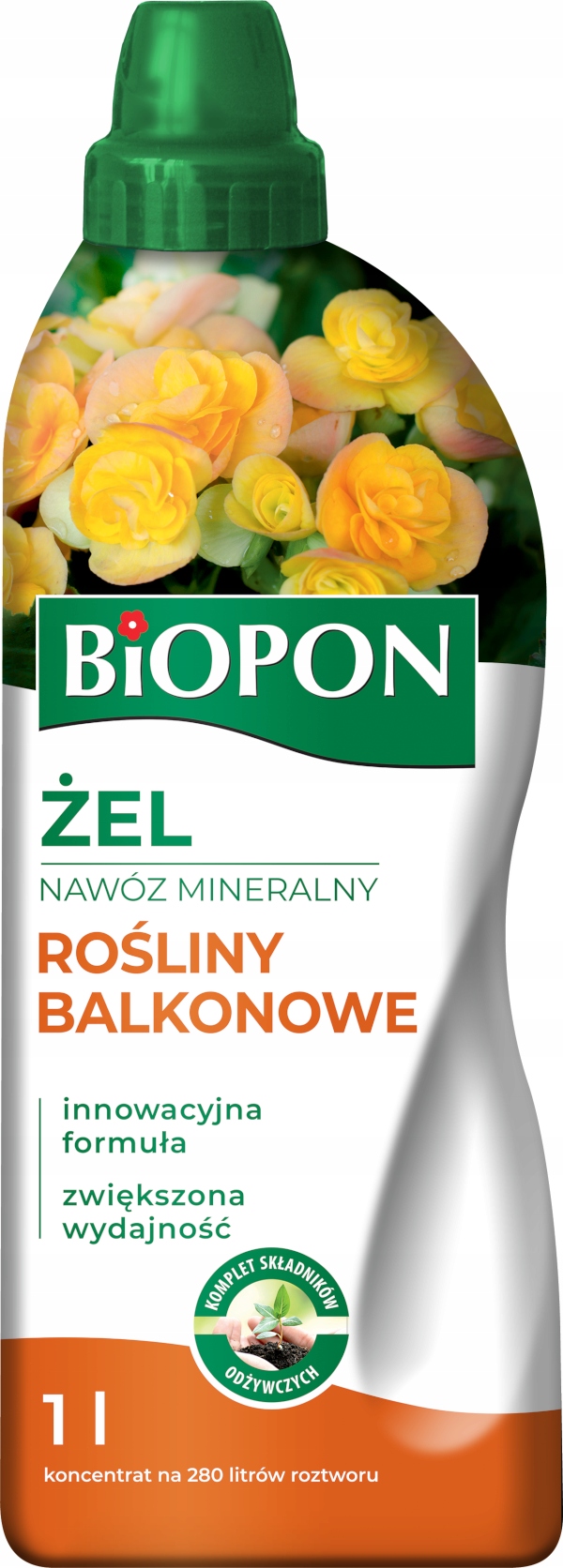 

Biopon Żel Nawóz Odżywka Do Roślin Balkonowych 1L