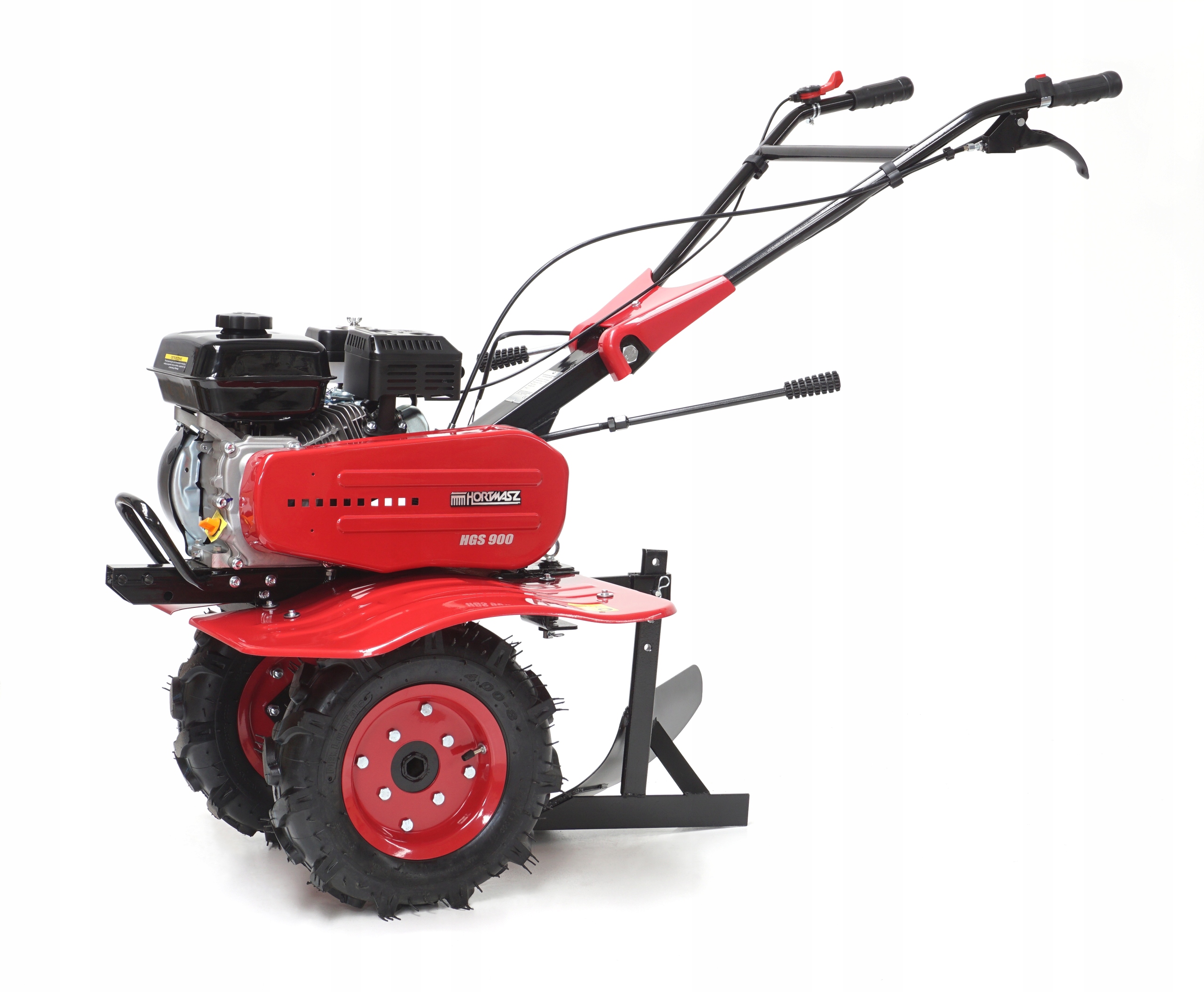 Glebogryzarka + Pług Hortmasz 100 cm 7 KM HGS900 Zestaw 3x OLEJ + Pług Regulacja głębokości roboczej z regulacją