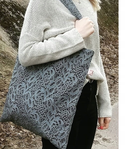 

Torba zakupowa Shoperka kolor: szary