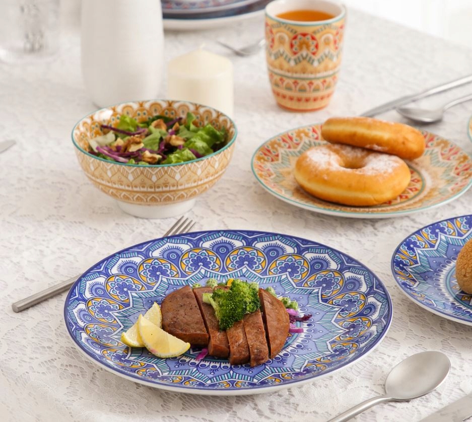 VANCASSO MANDALA zastawa obiadowa dla 4 osób/16szt Liczba elementów w zestawie 16