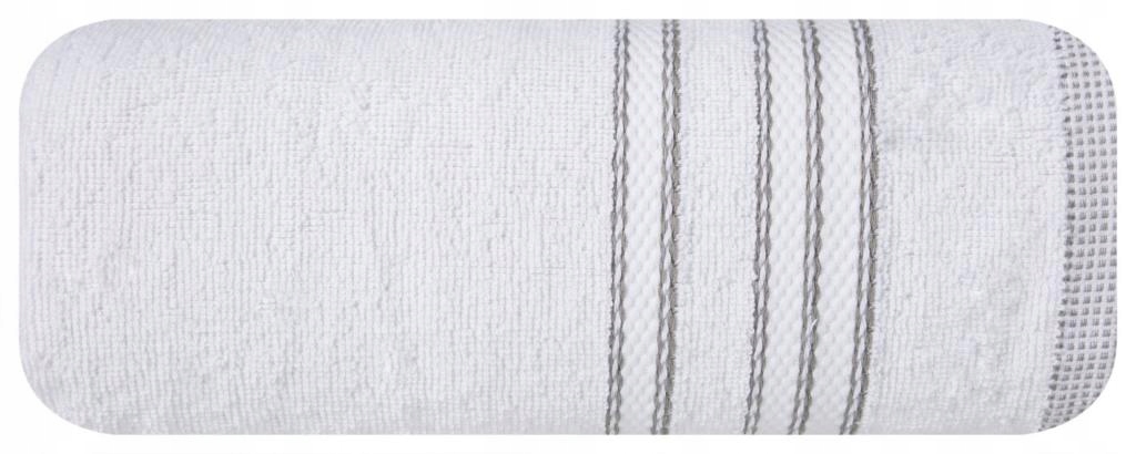 

Biały Ręcznik Kąpielowy Frotte Bawełna 70X140 Aida