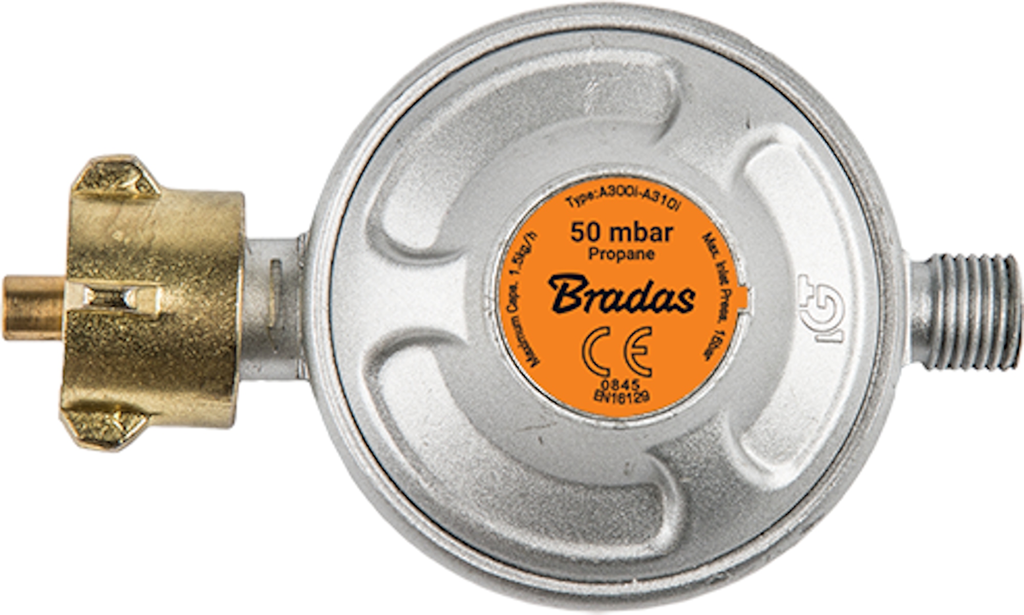 

Reduktor Do Butli 11Kg 50mbar Bradas Rg A310-002
