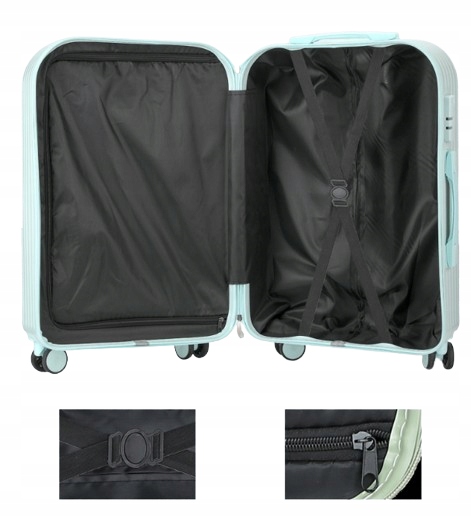 WALIZKA PASTELOWA WALIZKA KABINOWA PASTELOWA RÓŻOWA Wysokość 55 cm