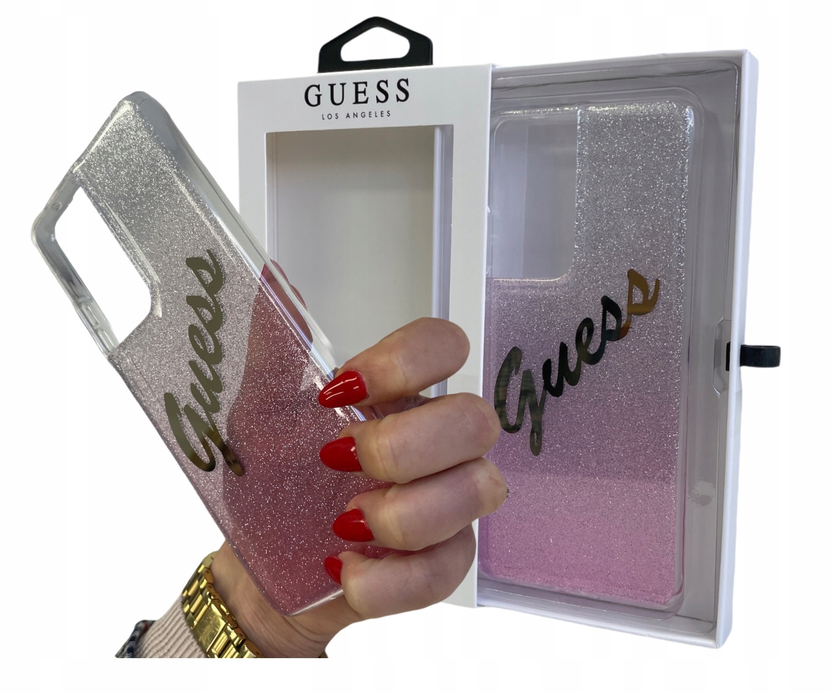 

Etui Guess Samsung Galaxy S21 Ultra różowy/pink