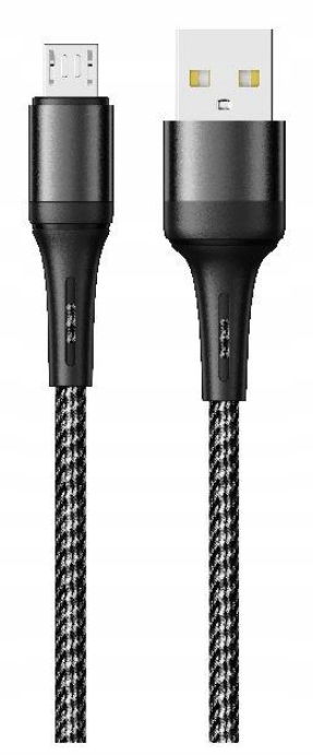 

Jellico Usb Kabel A20 3.1A micro Usb 1m czarny