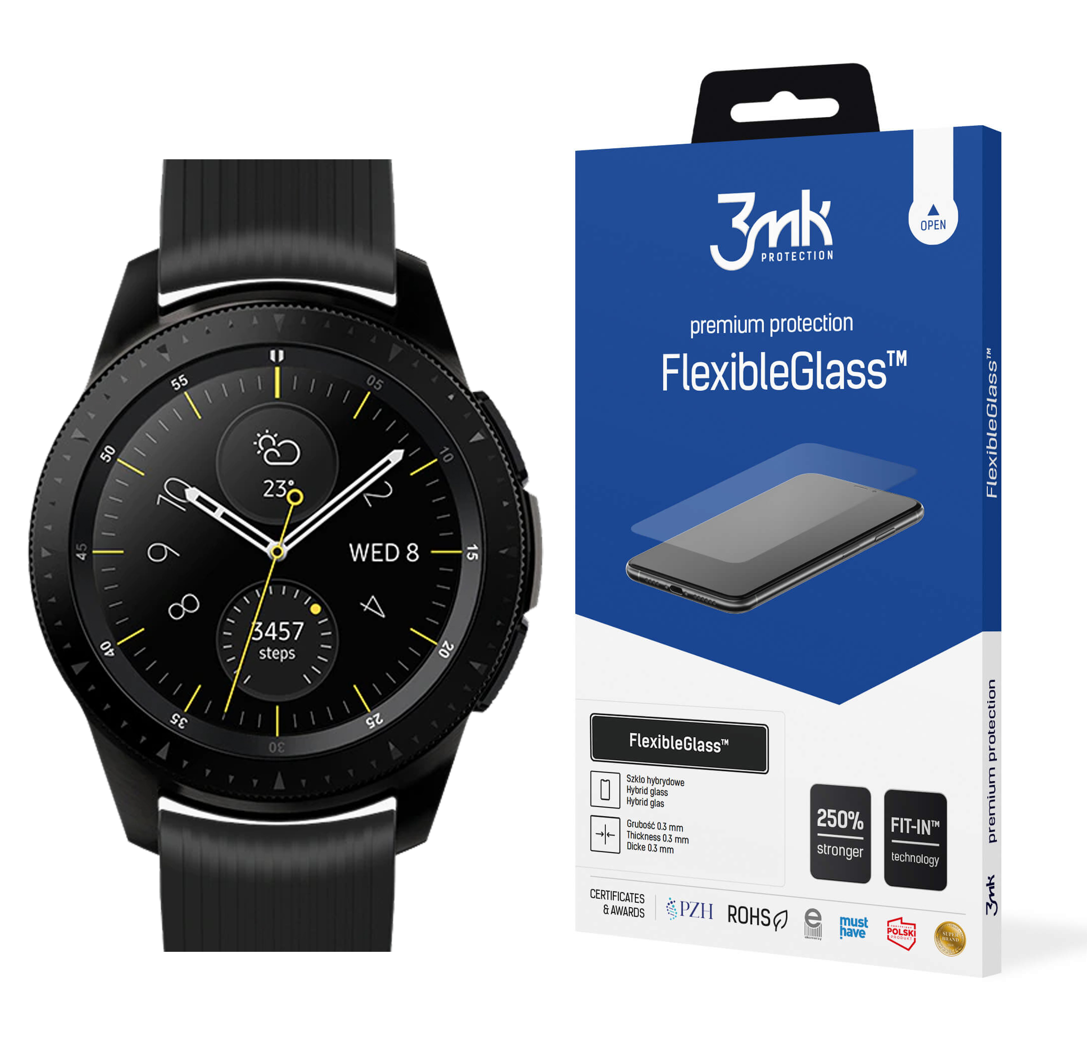 

3MK FlexibleGlass do Samsung Galaxy Watch 42mm