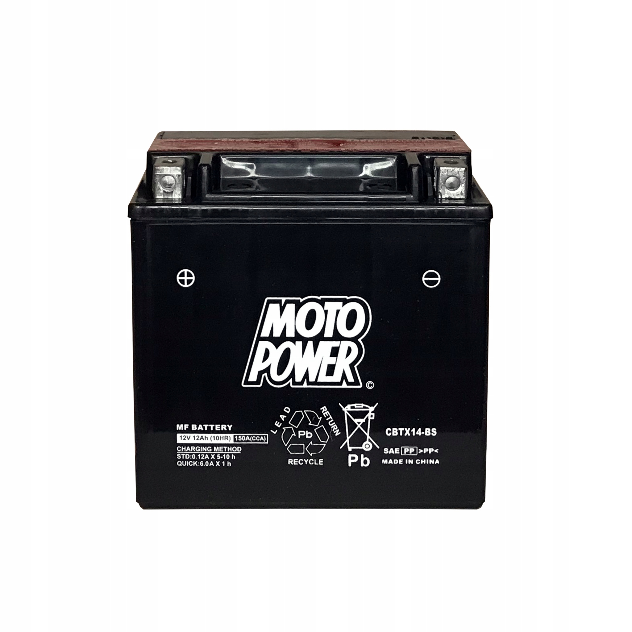 

Akumulator 12V 12Ah CBTX14-BS Motopower