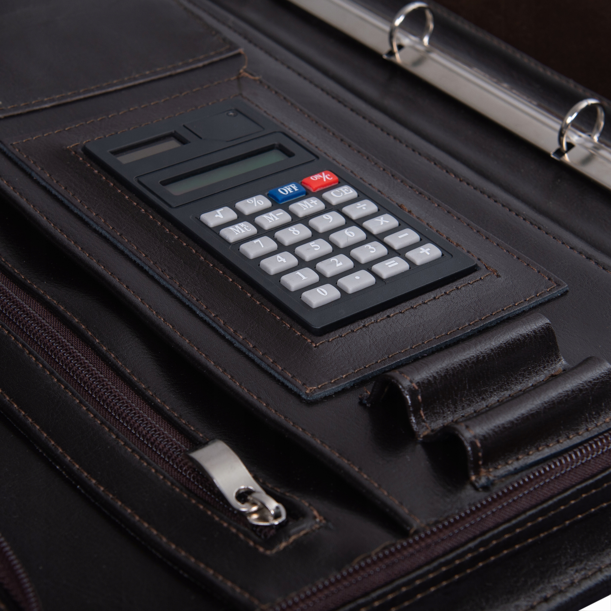 Organizer Aktówka A4 kalkulator BWS04 skóra czek. Model BWS04