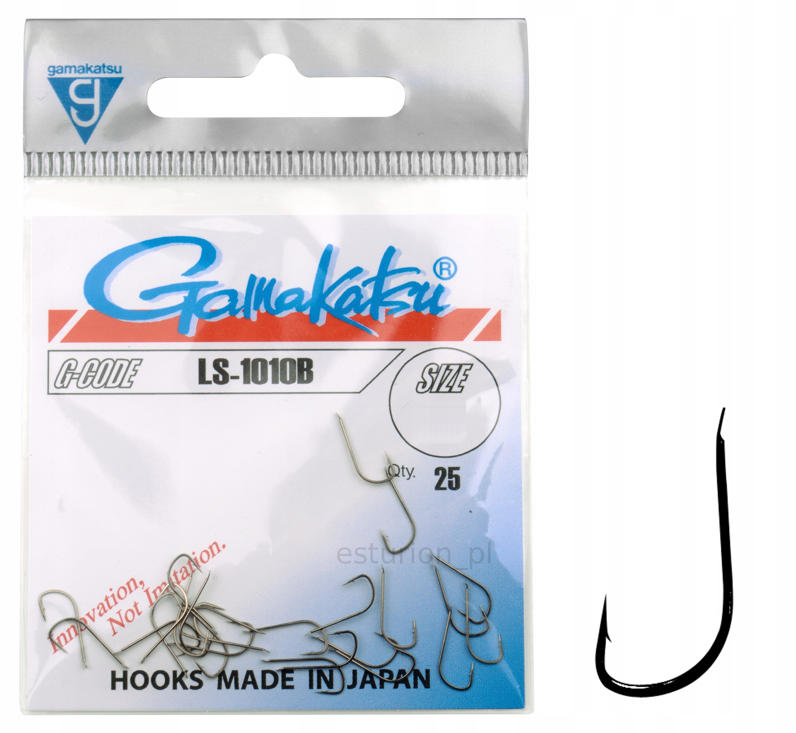 Haki Haczyki LS-1010B nr 10 szt 25 Gamakatsu