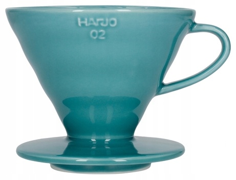 Hario Dripper V60 02 tyrkysová keramická dripová konvice na kávu