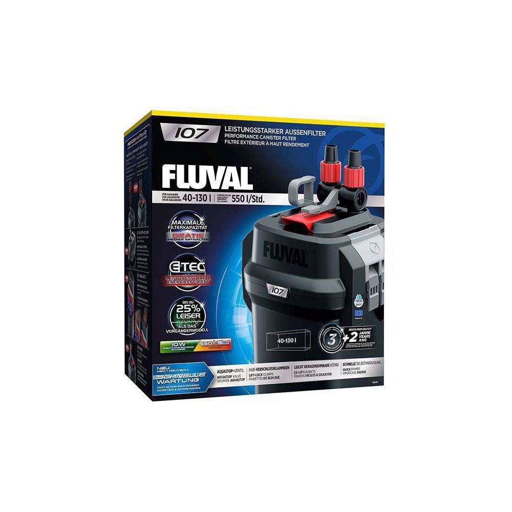 Levně Fluval Kanistrový Filtr 107 550L/H (126.4107)