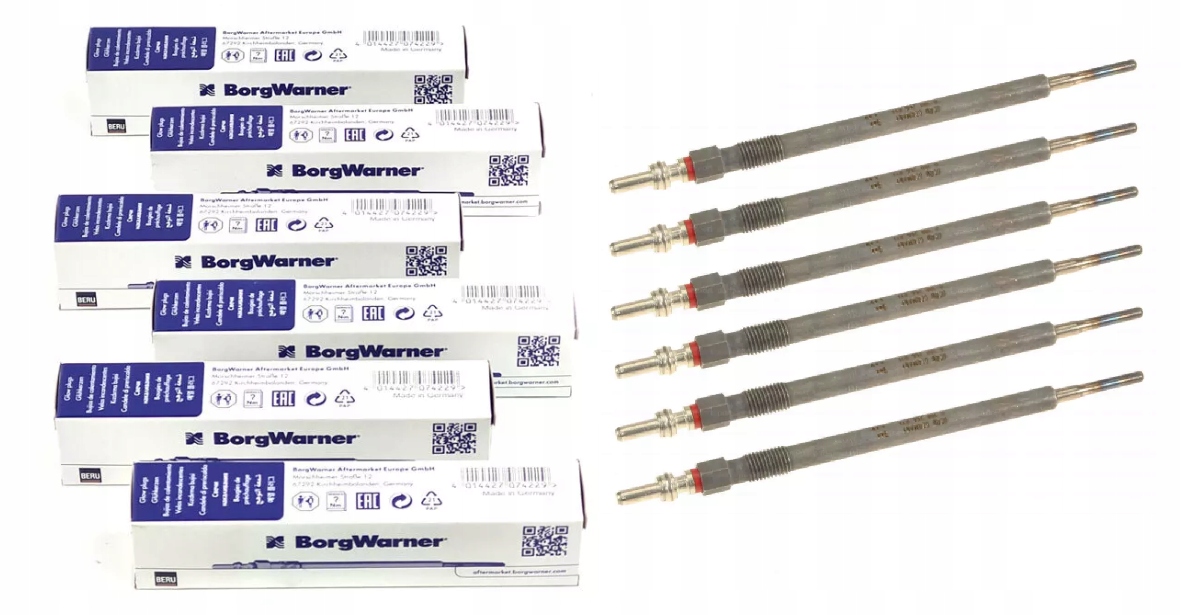 6X ŚWIECA ŻAROWA BERU MERCEDES W204 W211W169 CLK M R S SPRINTER CDI