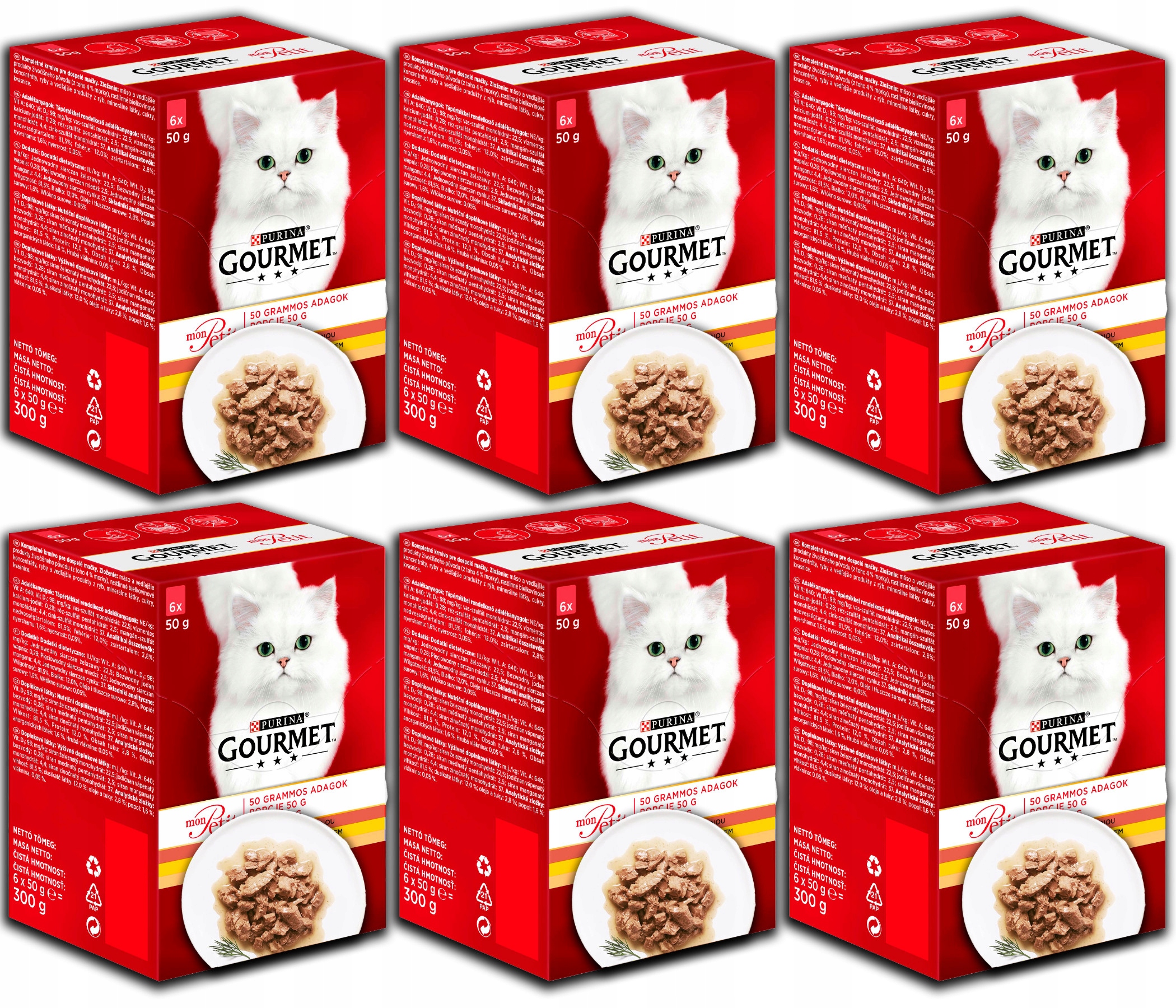 Gourmet Mon Petit kuřecí kachna krůta 36x50 g